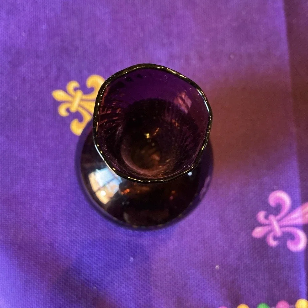 Vintage MCM Aseda‎ Glasbruk Amethyst 7